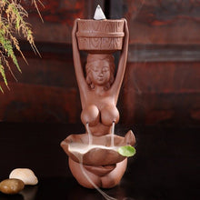 Load image into Gallery viewer, Ceramic Waterfall Backflow Lady