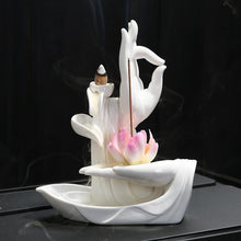 Load image into Gallery viewer, White Ceramic Buddha Hand