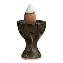 Load image into Gallery viewer, Mini Ceramic Waterfall Backflow Tower Cones